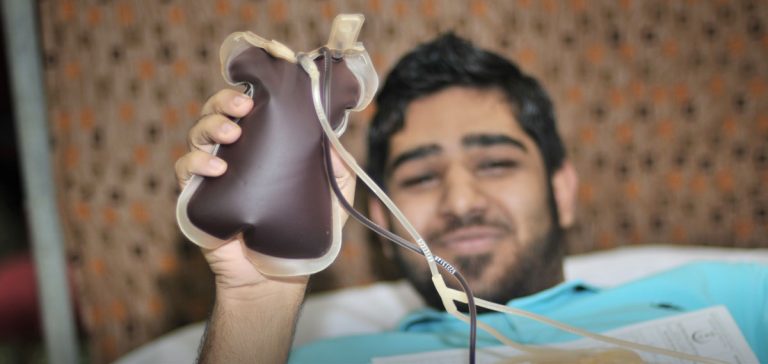 Read more about the article تغطية : حملة التبرع بالدم ..